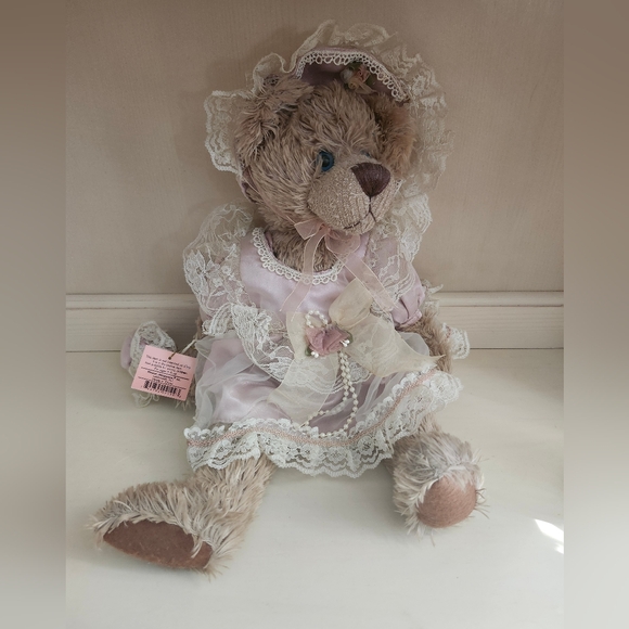 Show Stoppers Other - Show-Stoppers "Wild Berry" teddy bear doll plush stuffed w/tag 17"